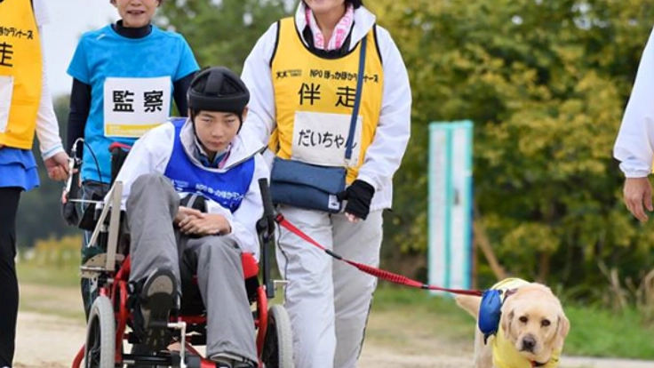 マラソン大会で使う障がい者更衣室用のテントを購入したい！