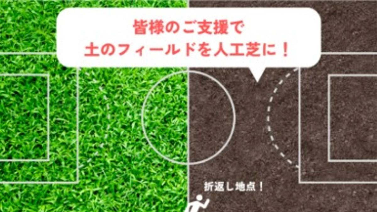 支援金額が50％に到達しました！