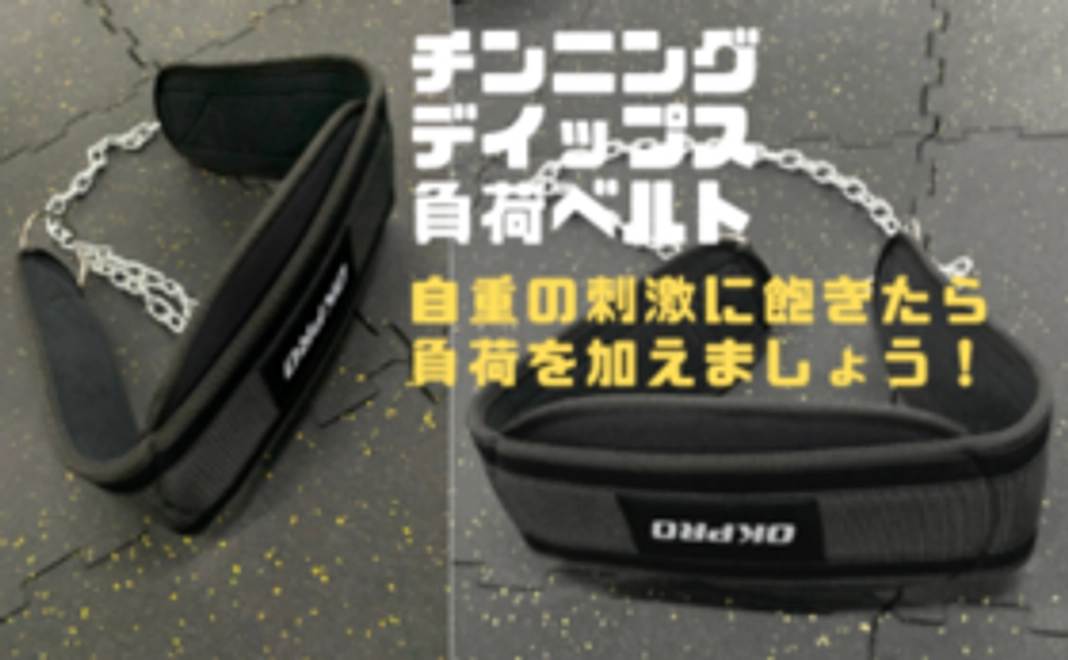 チンニング　デイップス　負荷ベルト