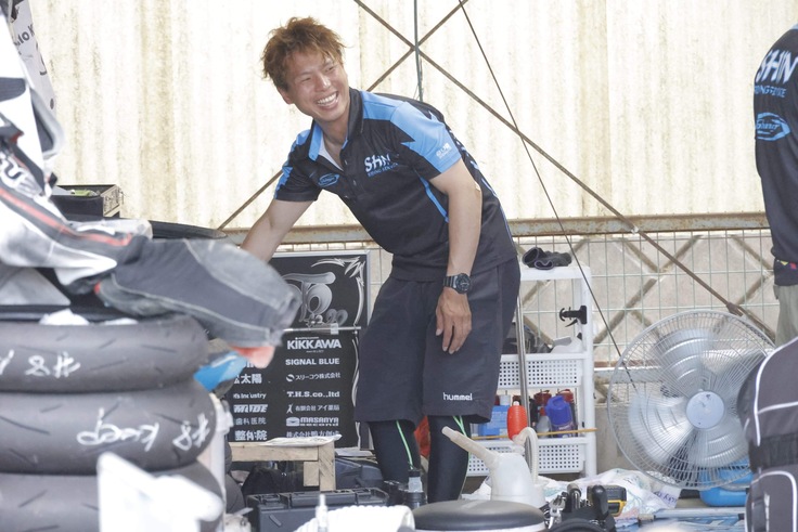 ピットでの様子