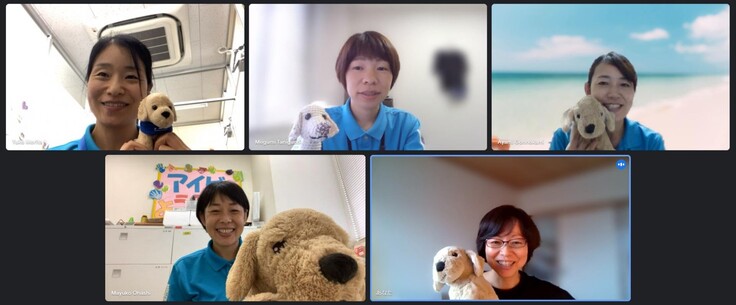オンライン会議の模様