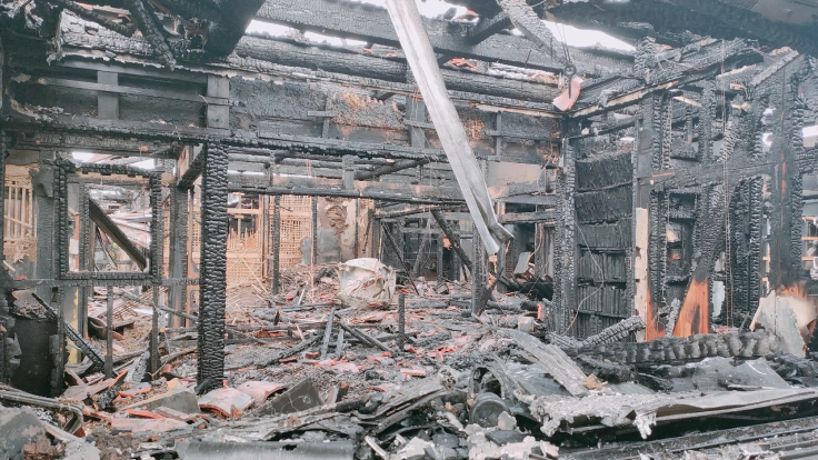 さくら酒店火災後跡地