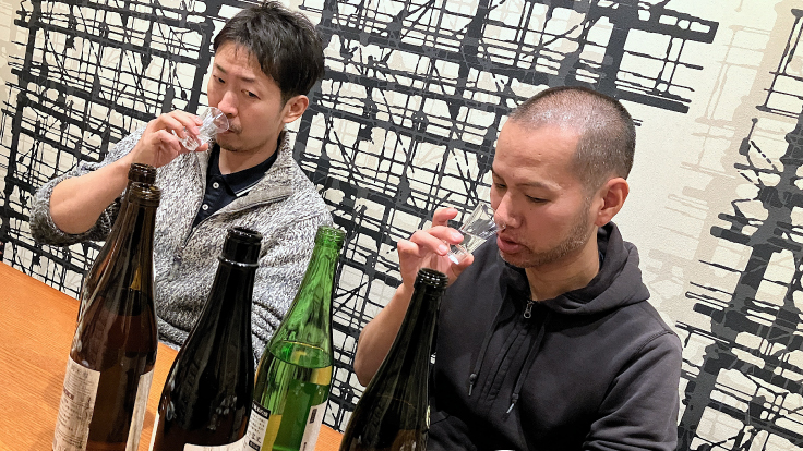 救い出したお酒をテイスティング