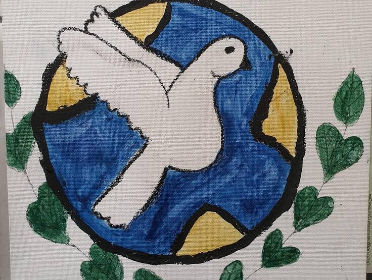 全国ウクライナの子どもたちの絵画巡回展2