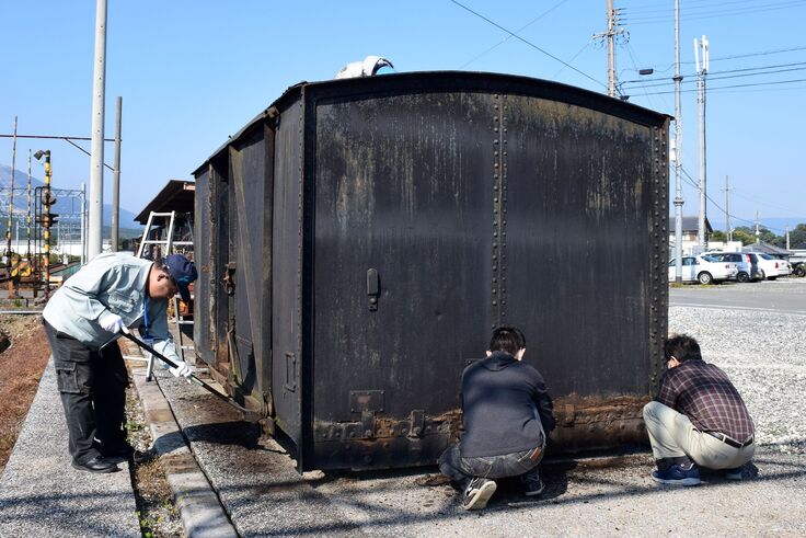 泥、錆び落とし
