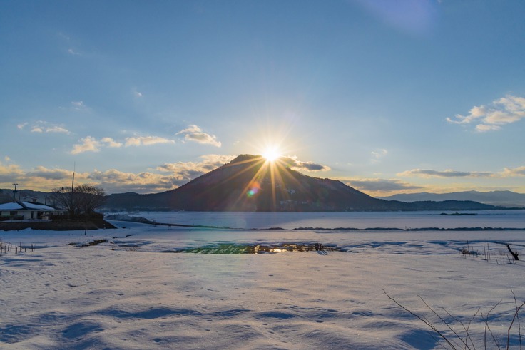 建設予定地をのぞむ