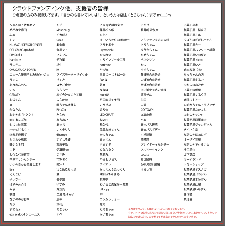 大事なお知らせ】※画像2月16日更新済 火災で延焼し無くなってしまった