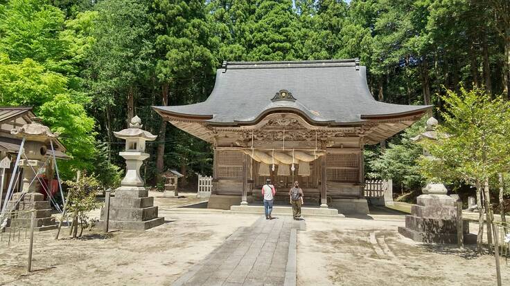 製鉄の神様　金屋子神社