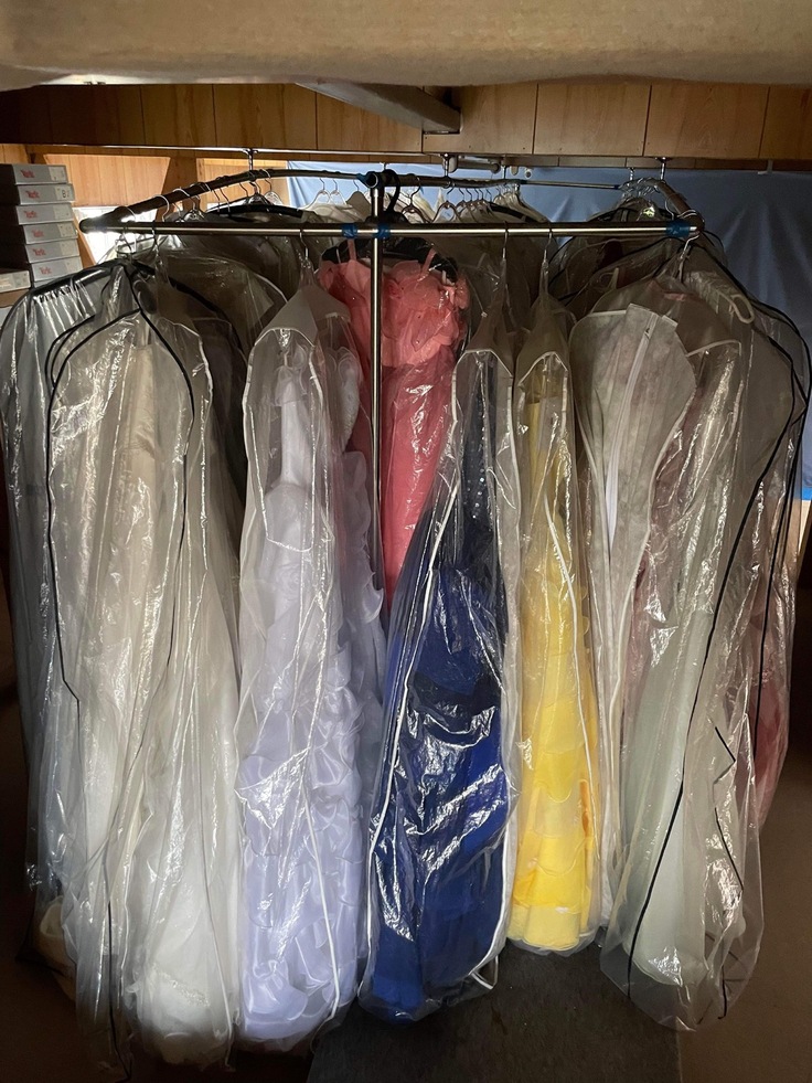 大切に保管されていたドレス