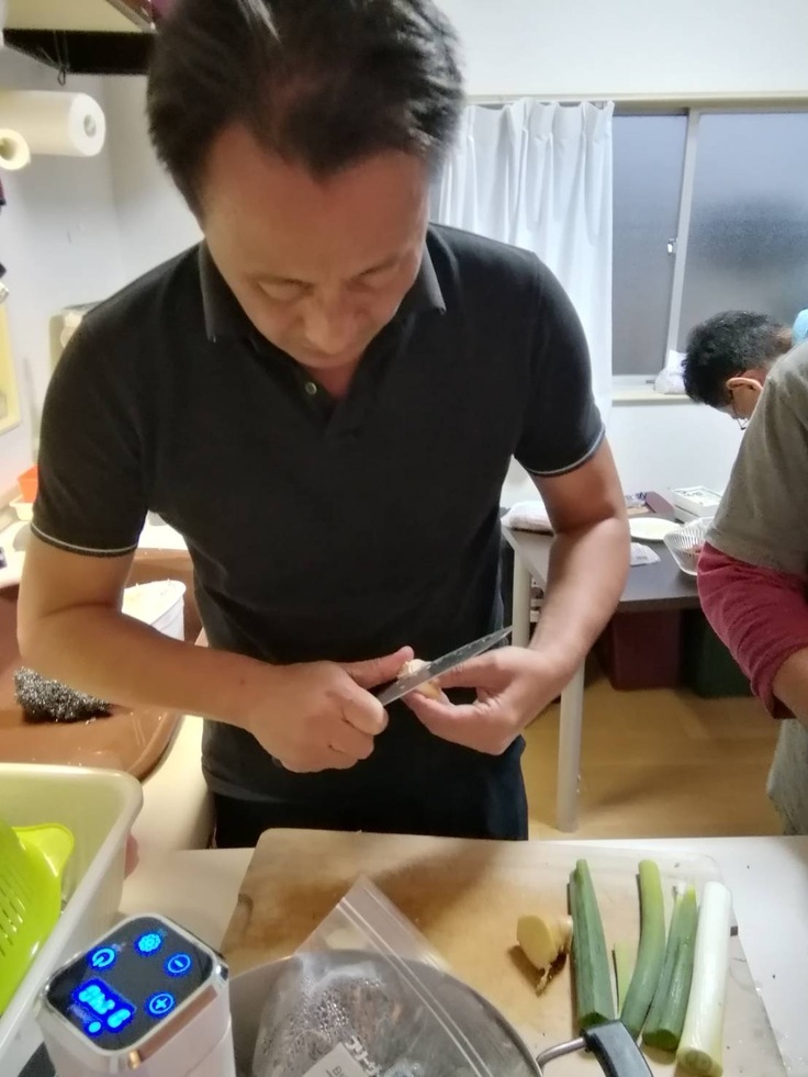 試作品の製作中