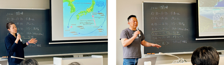 国立科学博物館・田島 木綿子先生とCafe691オーナー・沖山 雄一さん