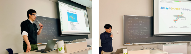 国立科学博物館・塩﨑 彬先生と宮崎大学・西田 伸先生