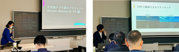 青山学院大学総合文化政策学部4年・簱 栄美さんと同学部3年・高橋 大河さん