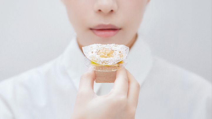 一口で食べられるから、こぼす心配がない寿司のイメージ