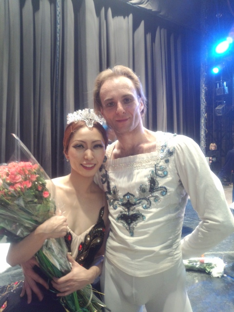 ウクライナにて故アレクサンドル•シャパバール氏とバックステージ