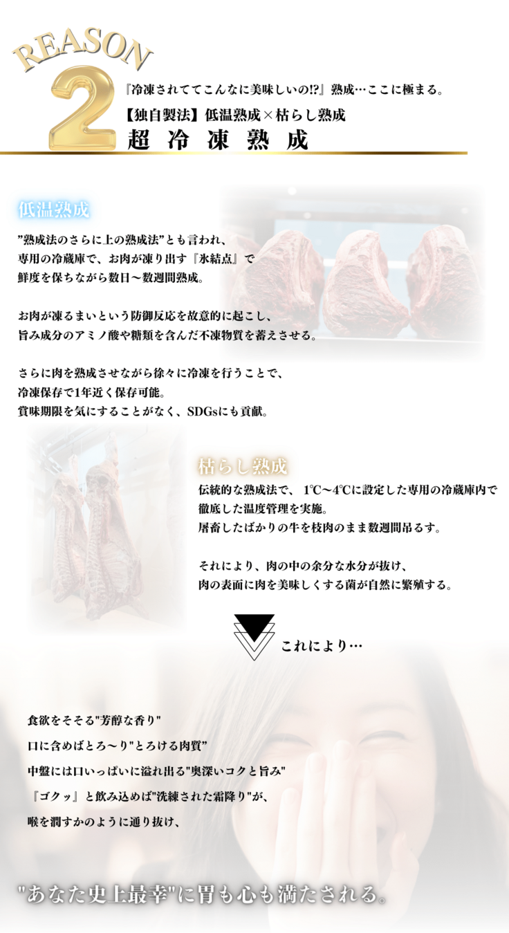 超冷凍熟成 枯らし熟成 低温熟成