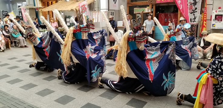 盛岡市肴町での披露