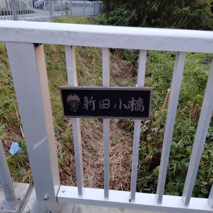 新田小橋（下流側）