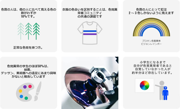 色覚異常に関する事実画像2