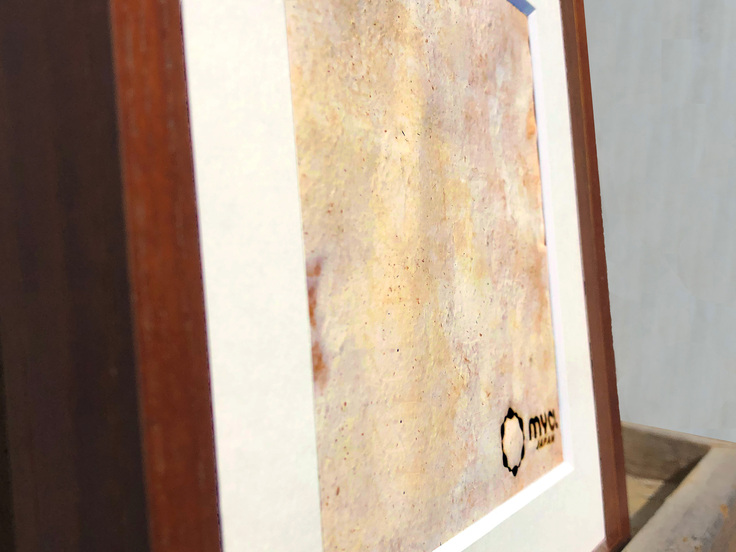 マッシュルームレザーフレームアート