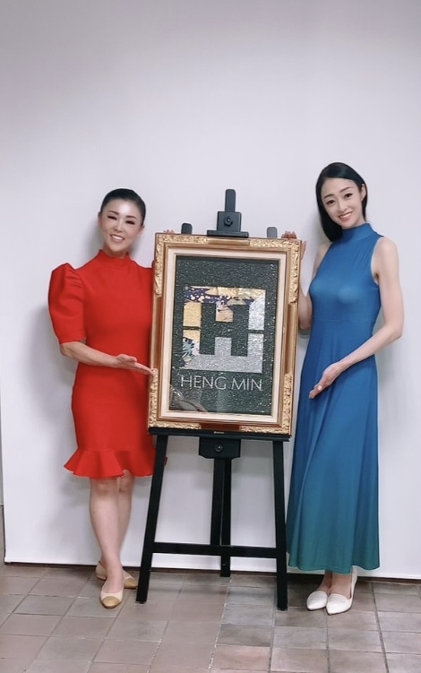 HENGMINさんとアトリエにて