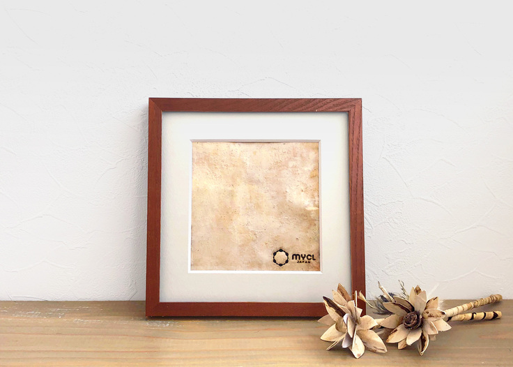 マッシュルームレザーフレームアート