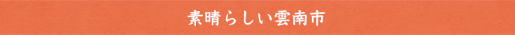 素晴らしい雲南市