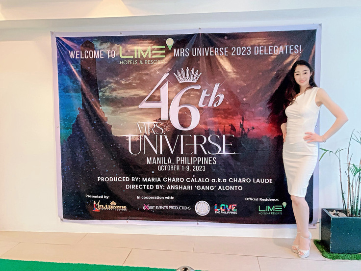 LIMEホテル前にて