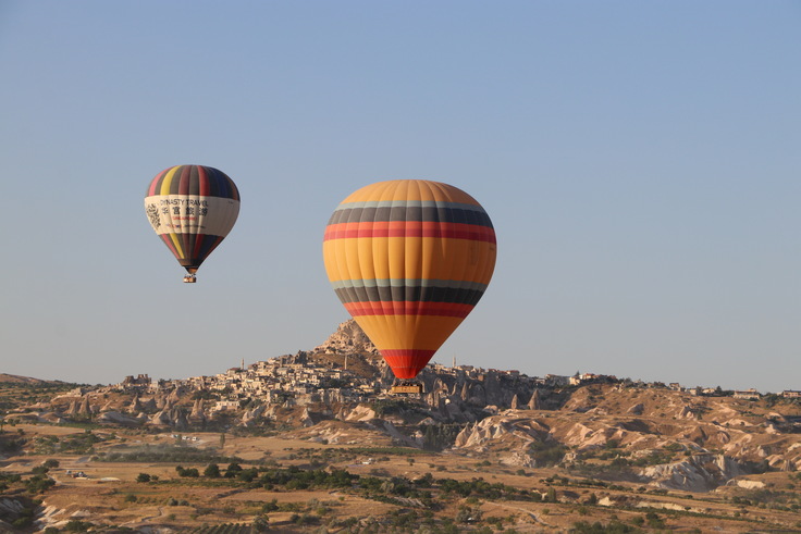 バケットリストだったカッパドキアの気球（トルコ）