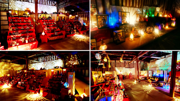 西岡本店の雛飾り