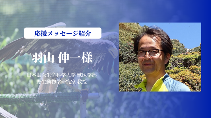 日本獣医生命科学大学獣医学部の羽山伸一さんにメッセージを頂きました