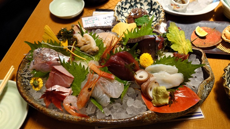 鮮魚の盛り合わせ大皿