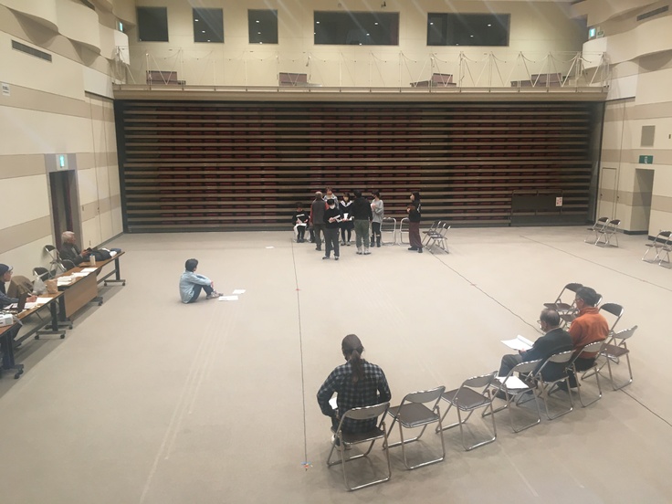 立ち稽古初日1/9