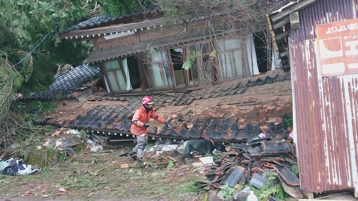 石川県能登半島地震捜索