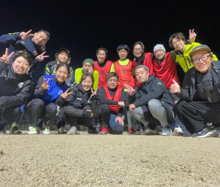 アンクラスの選手・コーチとタイニーズの皆さん