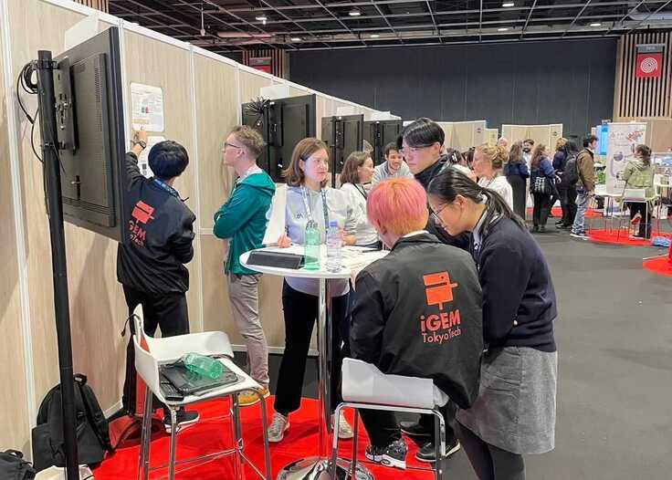 iGEM Competiton会場での様子3