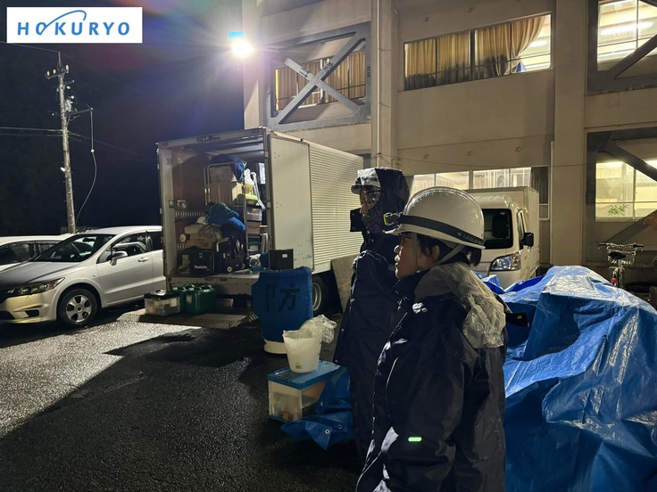 （1/3より能登半島にて支援をする北良の様子）