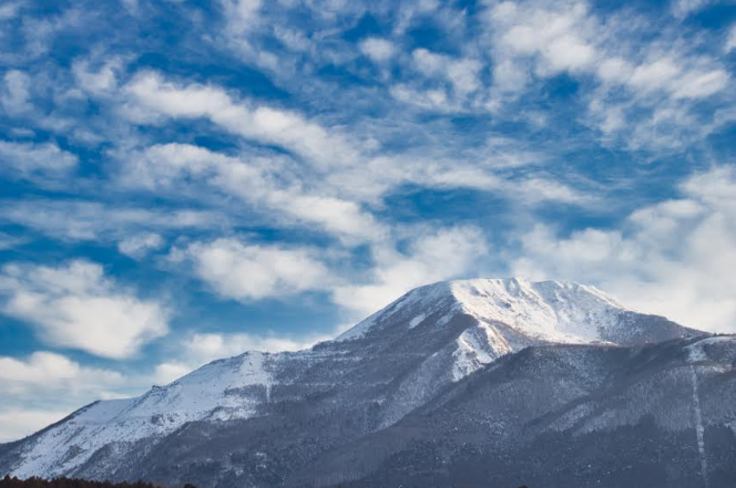 冬の伊吹山