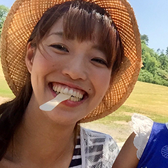 原田怜奈さん　「のんびりゆめ子育て」応援メッセージ