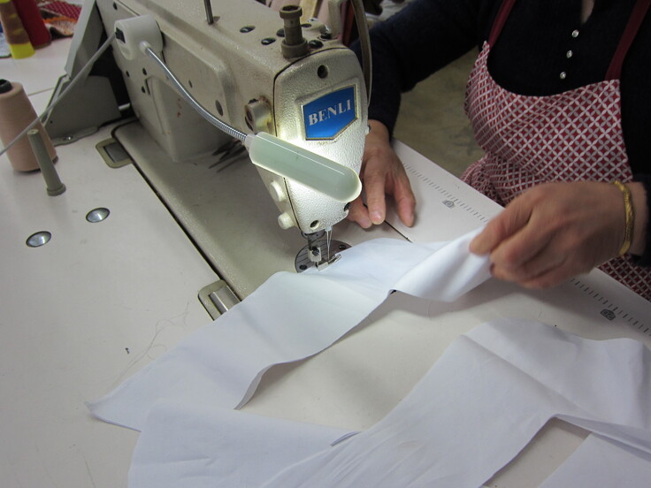 各パーツを袋状に縫製します