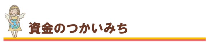 資金のつかいみち　のんびりゆめ子育て
