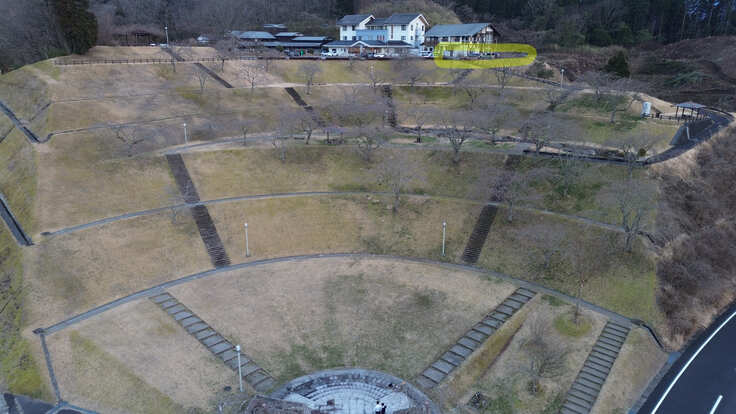 露店・屋台開催場所画像 （斜俯瞰）