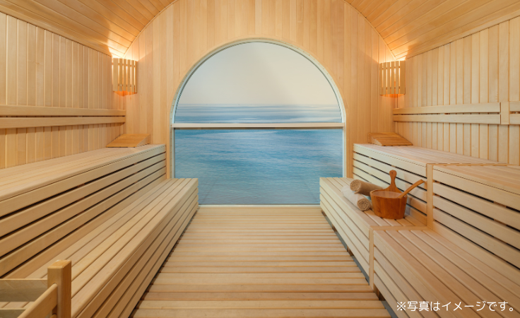 猪苗代湖が眺められるサウナ