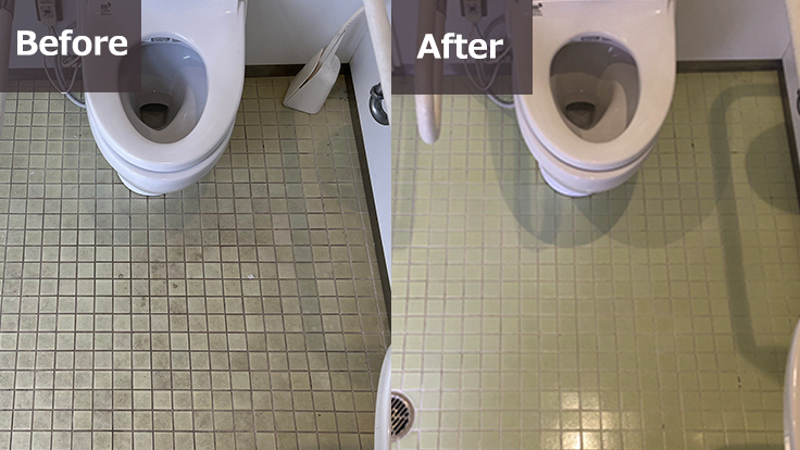 公園の公衆トイレビフォーアフター