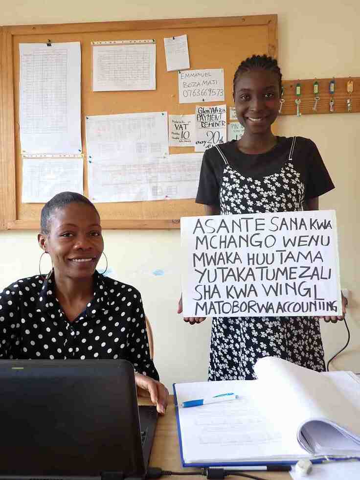 Thanks from Matoborwa Accounting Team