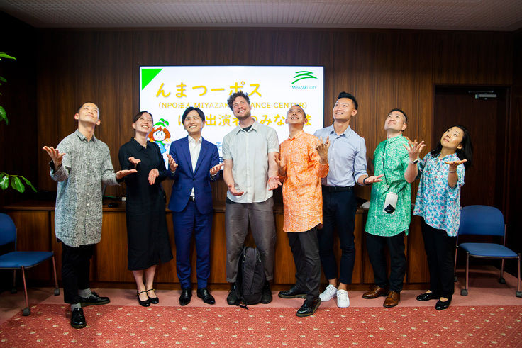 2023年の市長表敬の様子