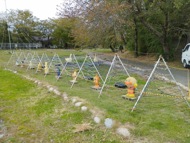 キャラクターの配置は子供にお願いしています