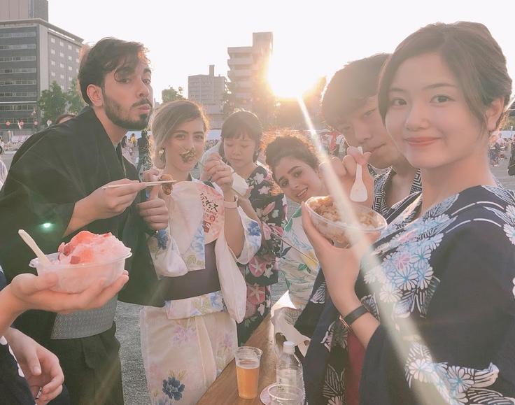 日本の夏祭り体験