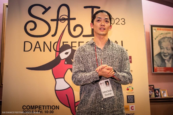 SAI DANCE FESTIVALを訪問するフェスティバルプロデューサーのみのわ