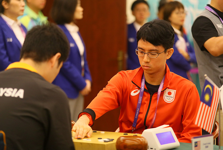 第19回杭州アジア大会 男子個人戦に出場した一力遼九段